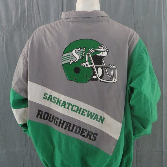 Saskatchewan Roughiders Jacker (VTG) - Colour Block by Midwest Sports - Mens 2XL - Picture 8 of 10